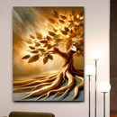 Quadro Decorativo Árvore- Brilho da Terra