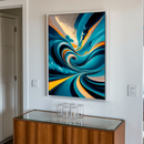 Quadro Decorativo Abstrato Caminho do Céu