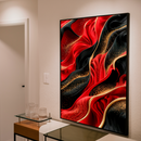 Quadro Decorativo Abstrato Fluxo de Lava