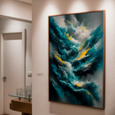 Quadro Decorativo Abstrato Tempestade de Energias