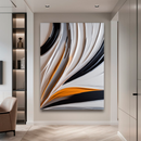 Quadro Decorativo Abstrato Vento Cromático