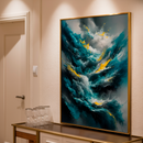 Quadro Decorativo Abstrato Tempestade de Energias