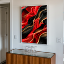 Quadro Decorativo Abstrato Fluxo de Lava