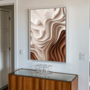 Quadro Decorativo Abstrato Dunas