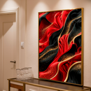 Quadro Decorativo Abstrato Fluxo de Lava