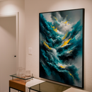 Quadro Decorativo Abstrato Tempestade de Energias