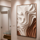 Quadro Decorativo Abstrato Dunas