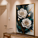 Quadro Decorativo Flores - Florescer Dourado