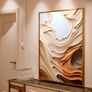 Quadro Decorativo Abstrato Ondas do Deserto