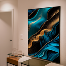 Quadro Decorativo Abstrato Fluxo Maré