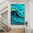Quadro Decorativo Abstrato Drop Mar