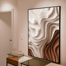 Quadro Decorativo Abstrato Dunas