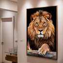 Quadro Decorativo de Leão - O Rei Imponente