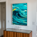 Quadro Decorativo Abstrato Drop Mar