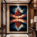 Quadro Decorativo Árvore da Vida - Espelho do Céu Ardente