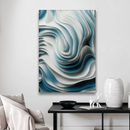 Quadro Decorativo Abstrato Vendaval Azul