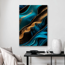 Quadro Decorativo Abstrato Fluxo Maré