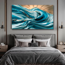 Quadro Decorativo Abstrato Espirais Oceânicas