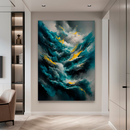 Quadro Decorativo Abstrato Tempestade de Energias