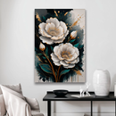 Quadro Decorativo Flores - Florescer Dourado