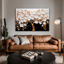 Quadro Decorativo Árvore Floral - Serenidade Radiante