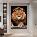 Quadro Decorativo de Leão - O Rei Imponente
