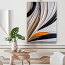 Quadro Decorativo Abstrato Vento Cromático