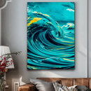 Quadro Decorativo Abstrato Drop Mar