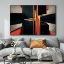 Quadro Decorativo Abstrato Ponto de Fuga