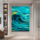 Quadro Decorativo Abstrato Drop Mar