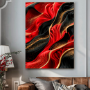 Quadro Decorativo Abstrato Fluxo de Lava