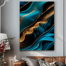 Quadro Decorativo Abstrato Fluxo Maré