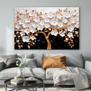 Quadro Decorativo Árvore Floral - Serenidade Radiante