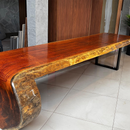 Mesa de Madeira Maciça - Cascata (3,54X1,00 m)