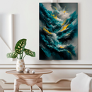 Quadro Decorativo Abstrato Tempestade de Energias