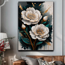 Quadro Decorativo Flores - Florescer Dourado