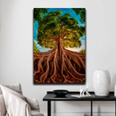 Quadro Decorativo Árvore - Raízes da Vida