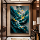 Quadro Decorativo Abstrato Tempestade de Energias