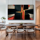 Quadro Decorativo Abstrato Ponto de Fuga