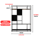 Estante Moderna Estilo Industrial Book