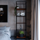 Estante Moderna Estilo Industrial Trend