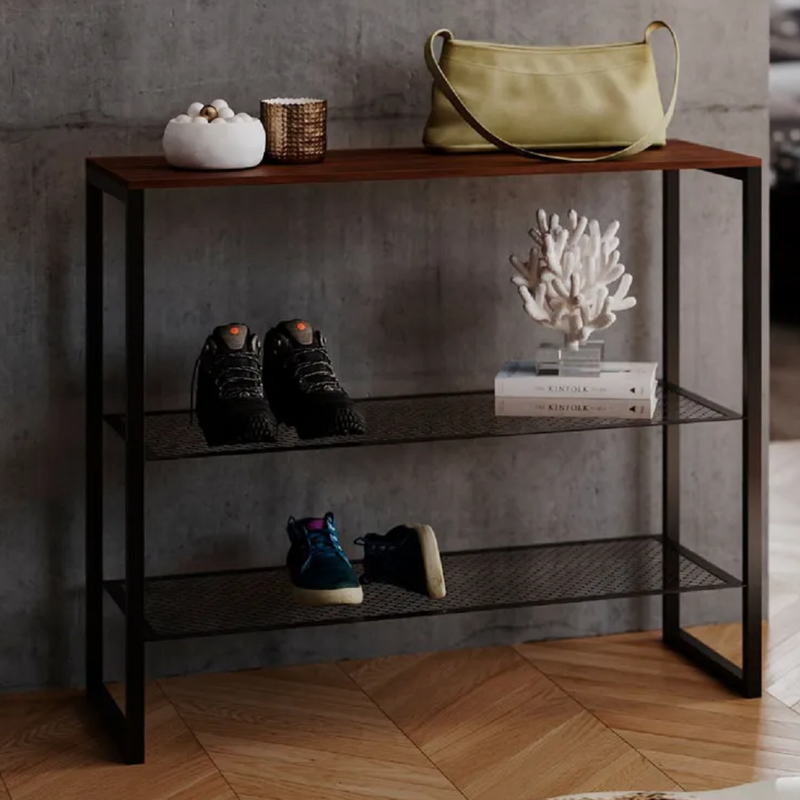 Sapateira Moderna Estilo Industrial Lyra