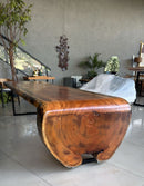 Mesa Madeira Maciça - Cascata (3,29x0,98-1,03m)