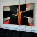 Quadro Decorativo Abstrato Ponto de Fuga