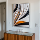 Quadro Decorativo Abstrato Vento Cromático