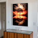 Quadro Decorativo Árvore da Vida - Árvore do Crepúsculo