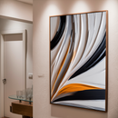 Quadro Decorativo Abstrato Vento Cromático