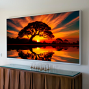 Quadro Decorativo Árvore - Ouro do Pôr do Sol