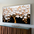 Quadro Decorativo Árvore Floral - Serenidade Radiante