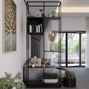 Estante Moderna Estilo Industrial Space